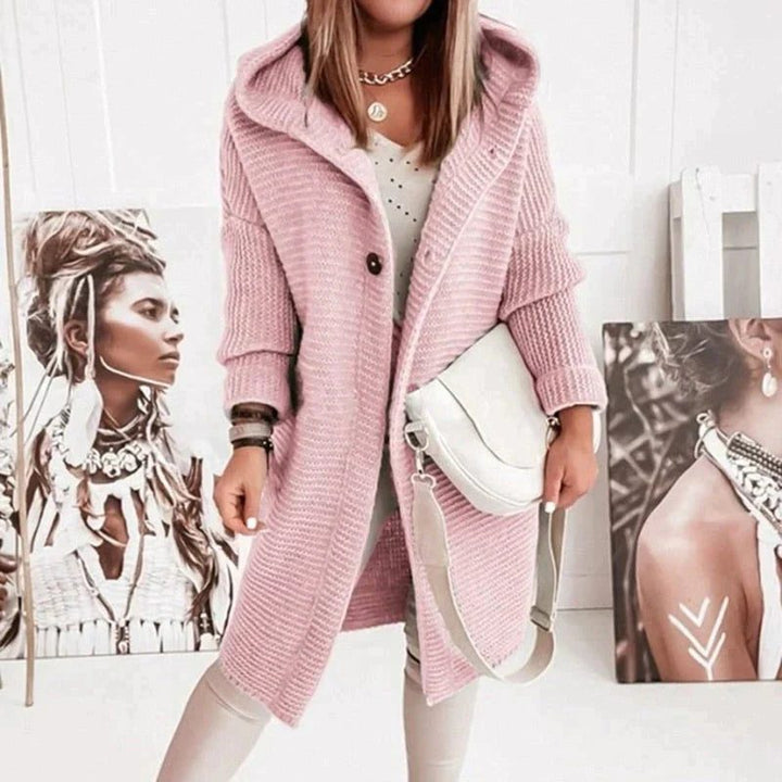 Lioba | Women's Long Ribbed Knit Cardigan