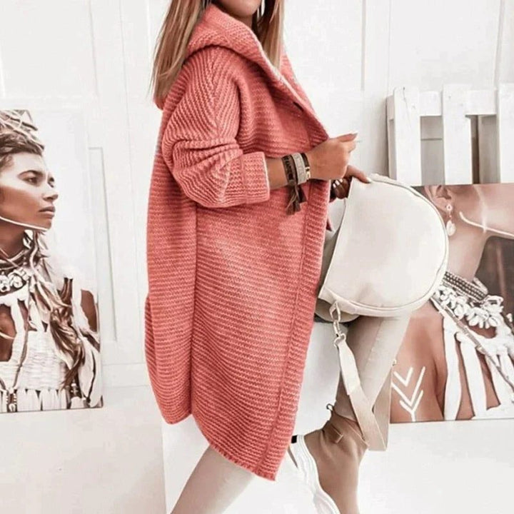 Lioba | Women's Long Ribbed Knit Cardigan