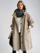 Tamora | Women's Oversized Button-Down Trench Coat