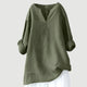 Damen Luftige Leichte Bluse – Lockere Langarm-Bluse für jeden Tag