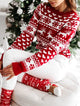 Roos Christmas Fair Isle Knit Sweater - image 8