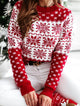 Roos Christmas Fair Isle Knit Sweater - image 9