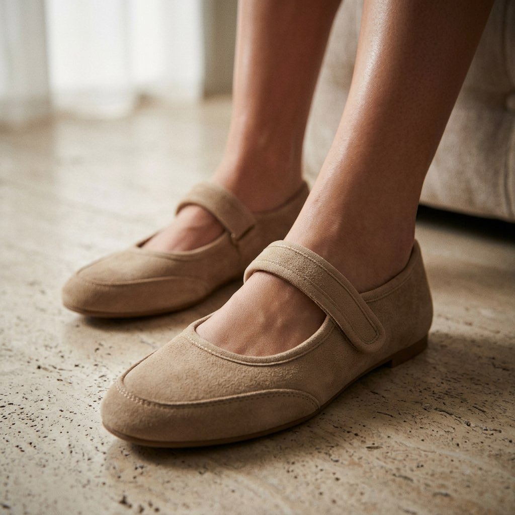 Vireo | Women's Suede Mary Jane Flats