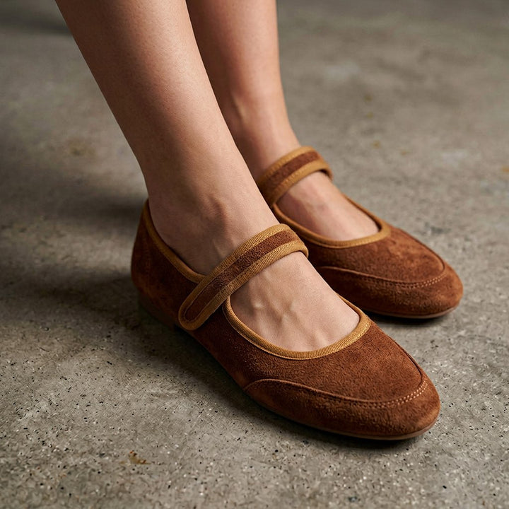 Vireo | Women's Suede Mary Jane Flats