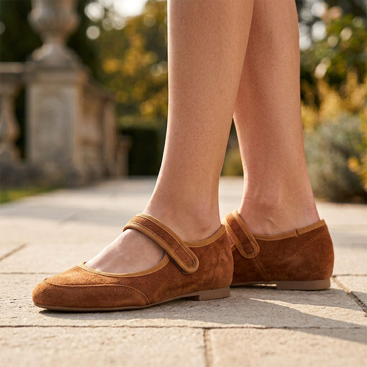 Vireo | Women's Suede Mary Jane Flats