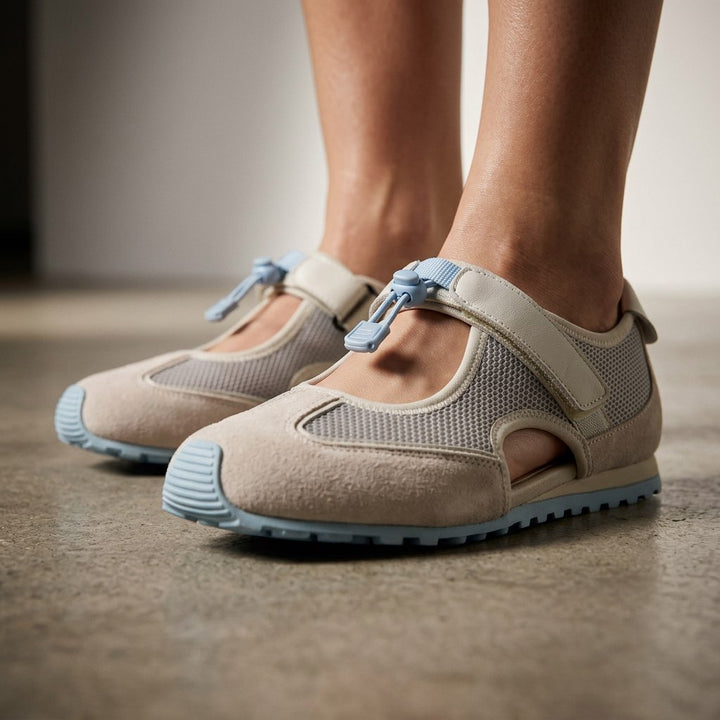 Vondra | Women's Cushioned Cut-Out Walking Shoes