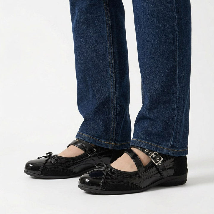 Verity-Rose | Women's Double-Strap Mary Jane Flats