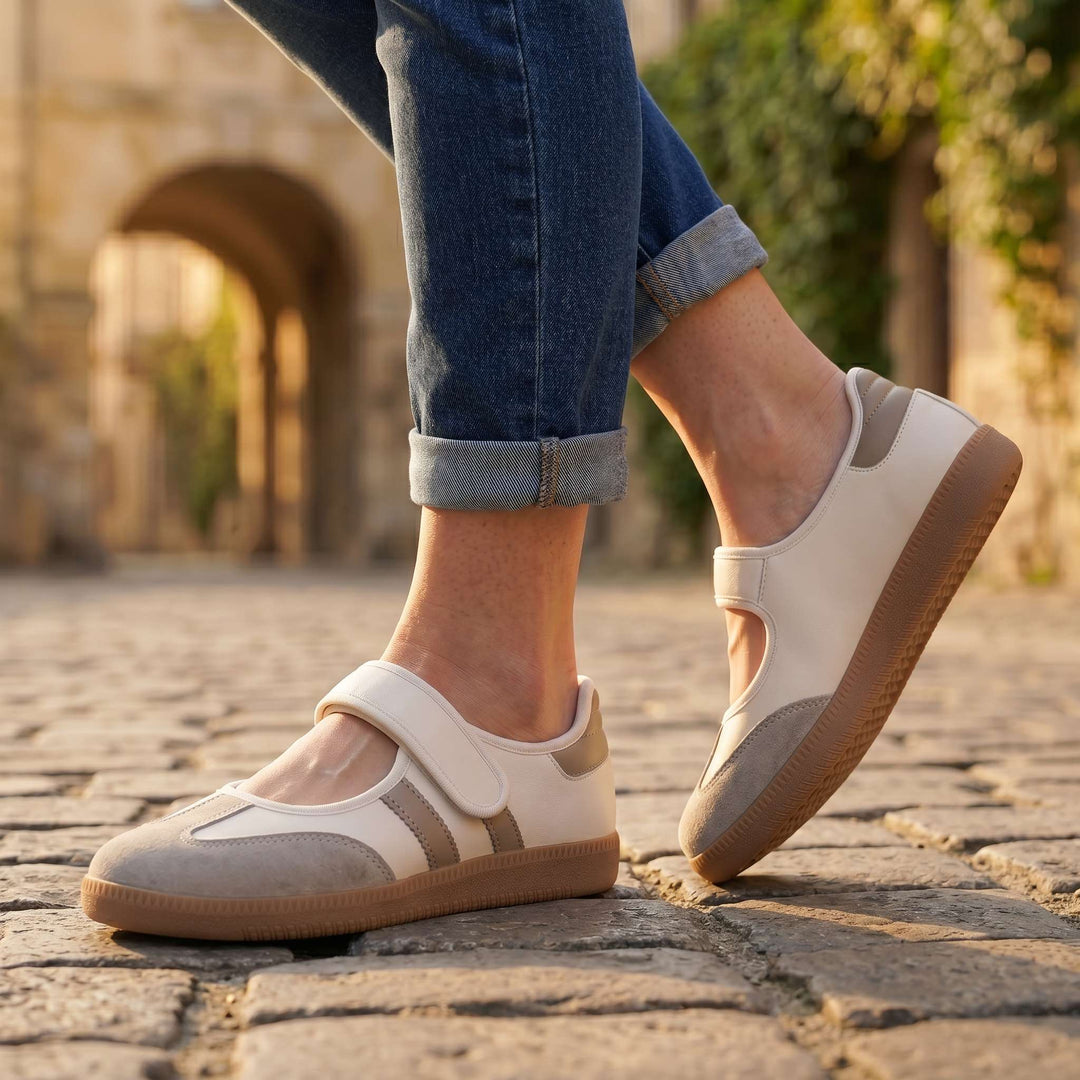 Velisse | Women's Velcro-Strap Comfort Flats