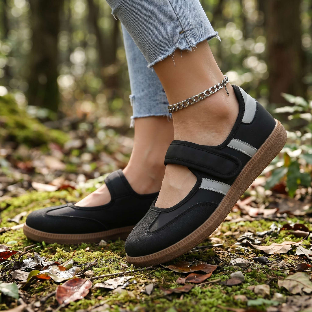 Velisse | Women's Velcro-Strap Comfort Flats