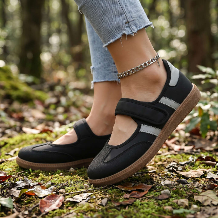 Velisse | Women's Velcro-Strap Comfort Flats