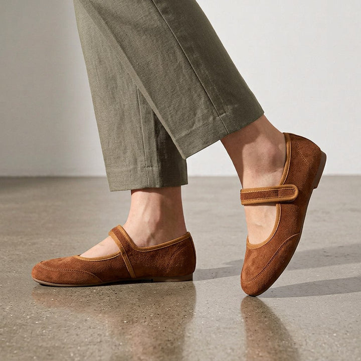 Vireo | Women's Suede Mary Jane Flats