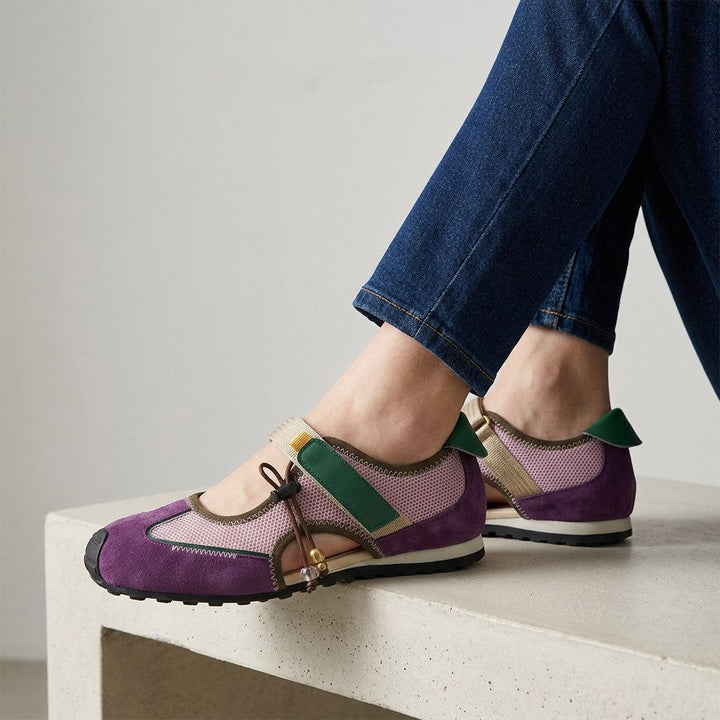 Vondra | Women's Cushioned Cut-Out Walking Shoes