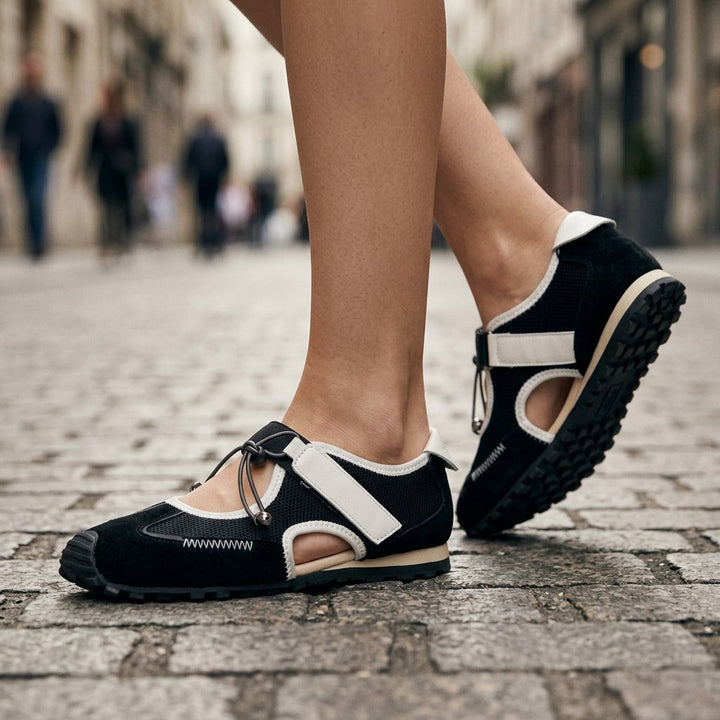 Vondra | Women's Cushioned Cut-Out Walking Shoes
