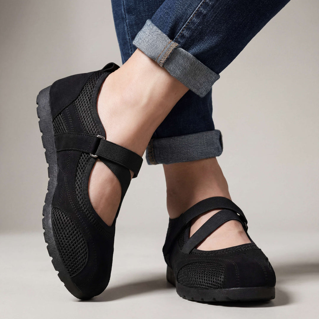 Vionna | Women's Cushioned Mary Jane Walking Shoes