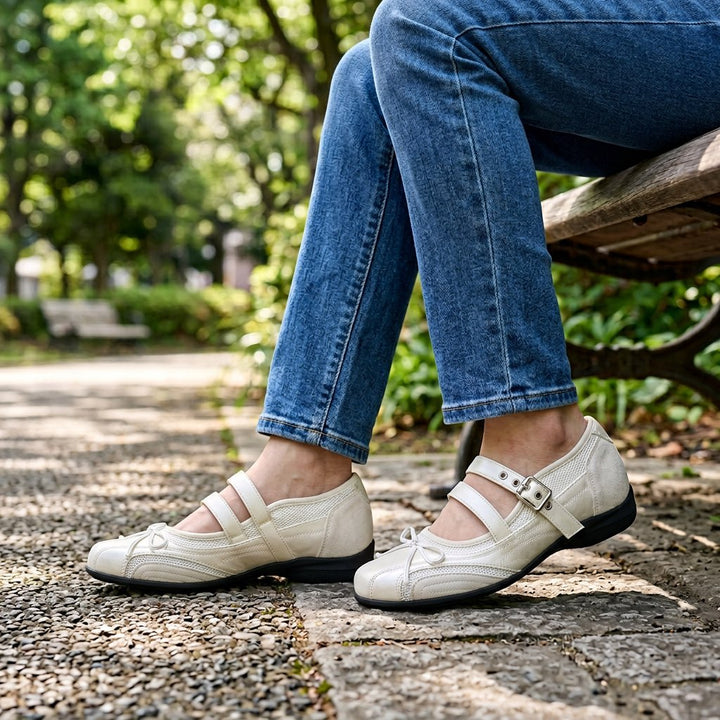 Verity-Rose | Women's Double-Strap Mary Jane Flats
