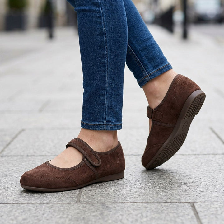 Vireo | Women's Suede Mary Jane Flats