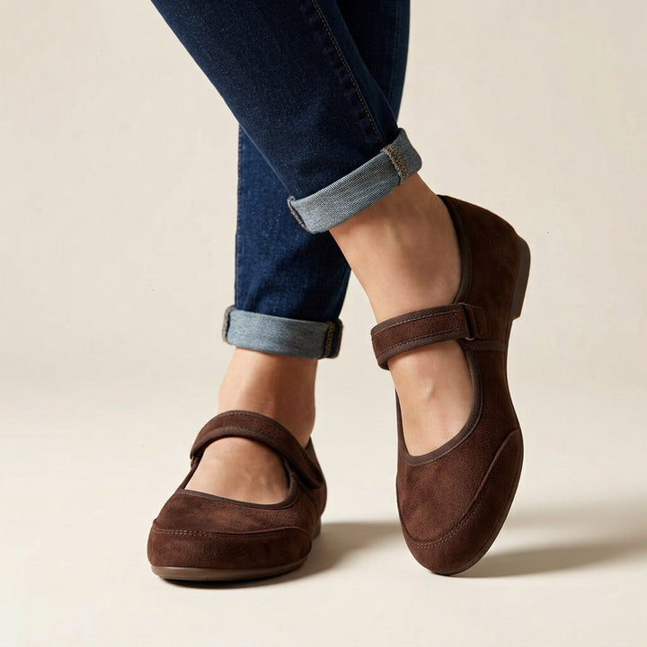 Vireo | Women's Suede Mary Jane Flats