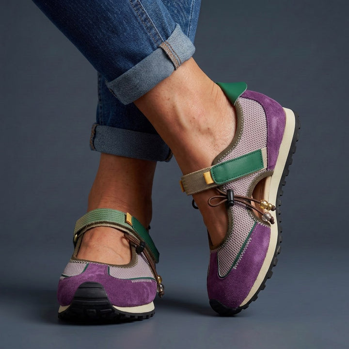Vondra | Women's Cushioned Cut-Out Walking Shoes
