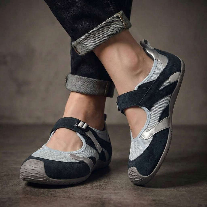 Vesper-Rose | Women's Cushioned Strap Walking Shoes