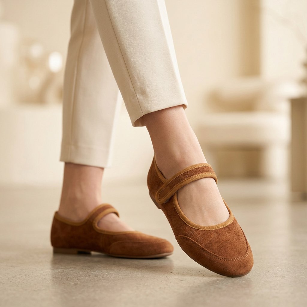 Vireo | Women's Suede Mary Jane Flats
