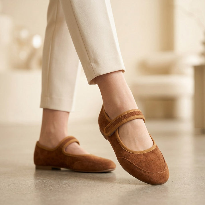 Vireo | Women's Suede Mary Jane Flats