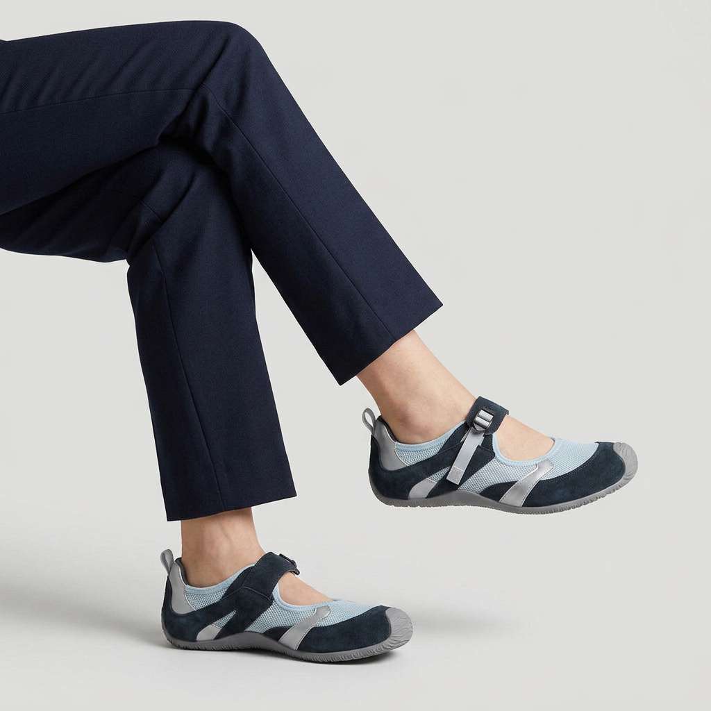 Vesper-Rose | Women's Cushioned Strap Walking Shoes