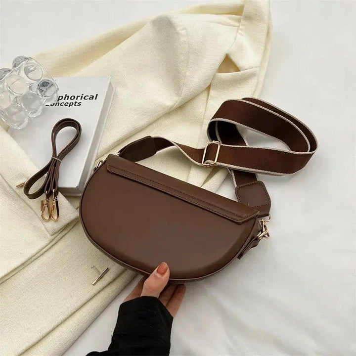 Lettice | Women's Half-Moon Saddle Crossbody Bag