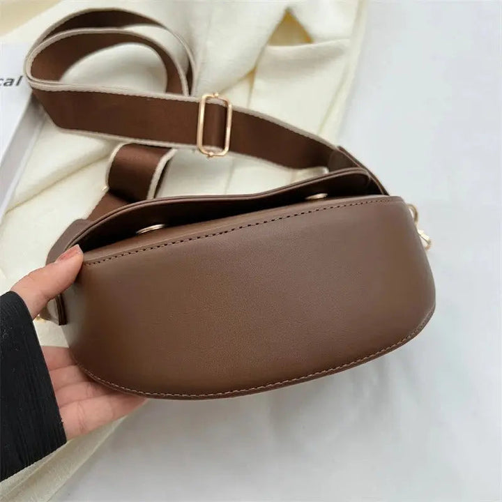 Lettice | Women's Half-Moon Saddle Crossbody Bag