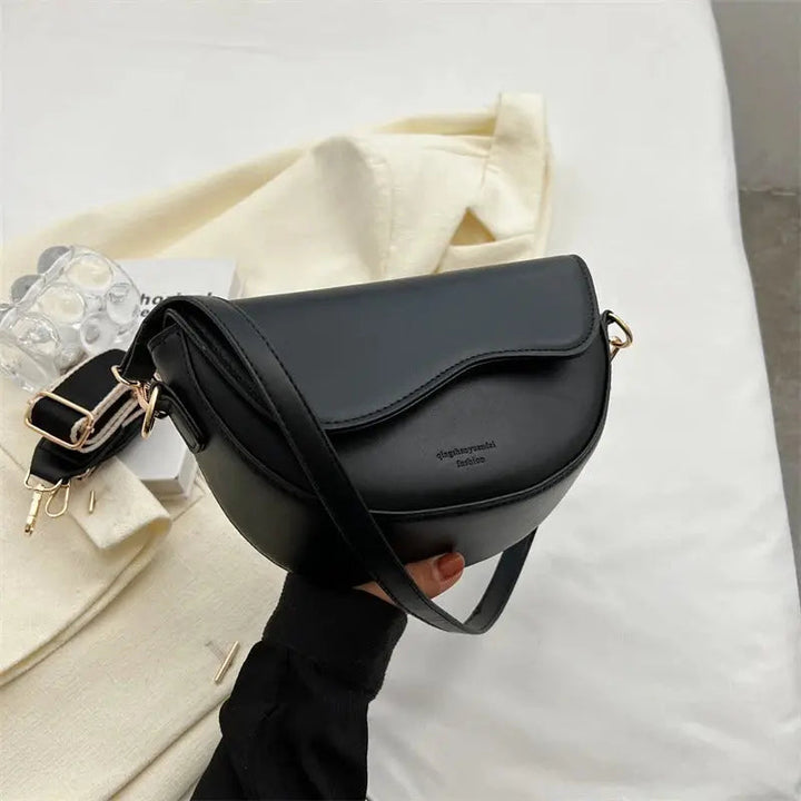 Lettice | Women's Half-Moon Saddle Crossbody Bag