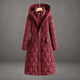 Aurelienne | Women's Hooded Longline Quilted Puffer Coat