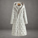 Aurelienne | Women's Hooded Longline Quilted Puffer Coat