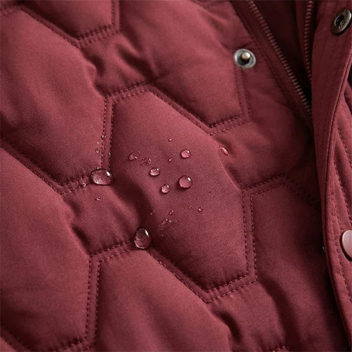 Orsolya | Women's Hooded Longline Quilted Puffer Coat