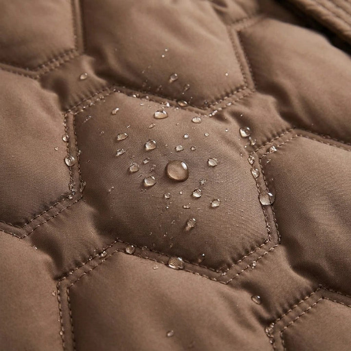 Orsolya | Women's Hooded Longline Quilted Puffer Coat