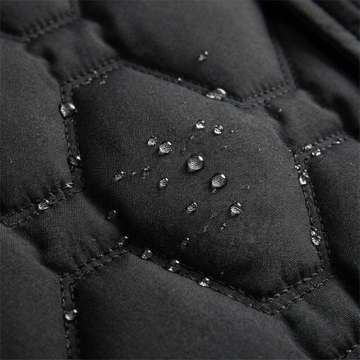 Orsolya | Women's Hooded Longline Quilted Puffer Coat
