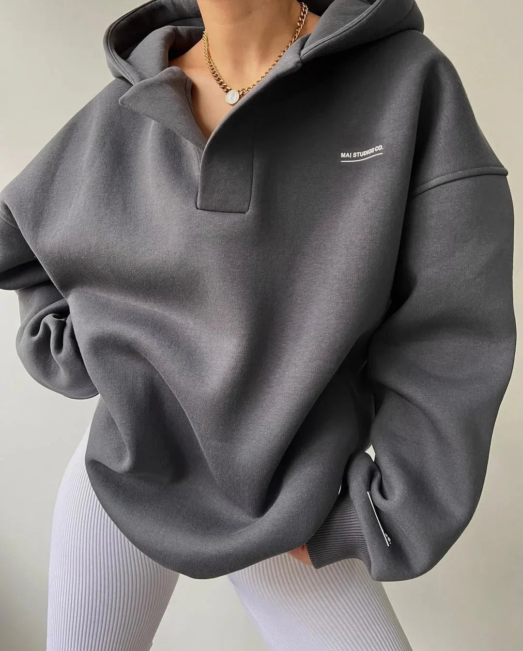 Aveline | Women's Hooded Oversized Jumper for Everyday Wear, image 4