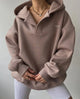 Aveline | Women's Hooded Oversized Jumper for Everyday Wear in Dusty Pink