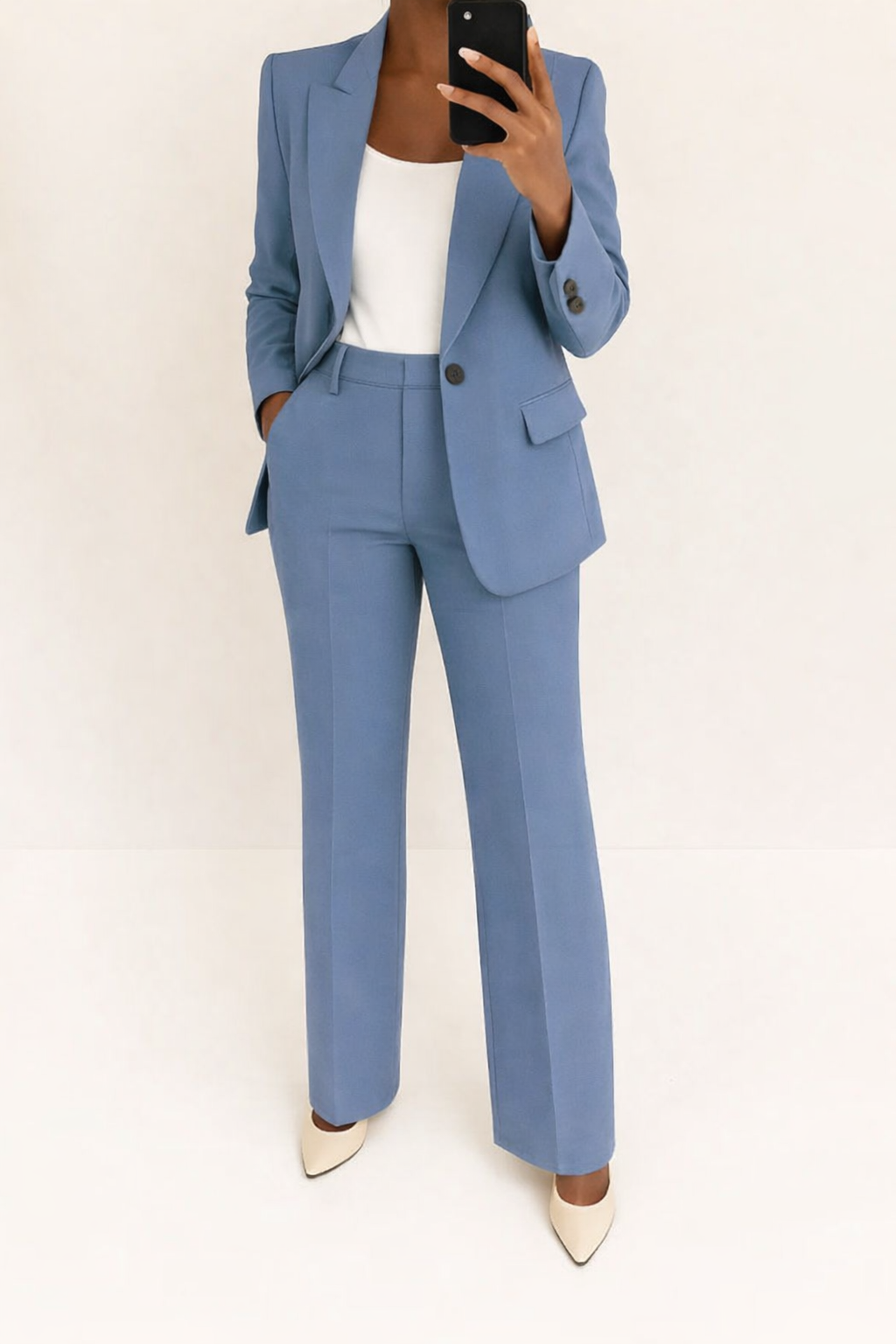 Marguerite | Wide Leg Blazer Suit Set for Women - Lavinem