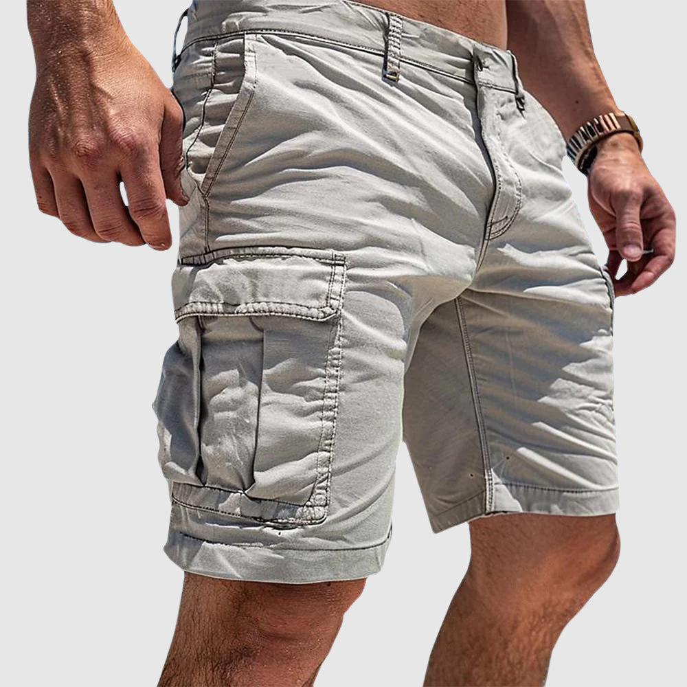 Herren-Cargo-Shorts – Knielange, lockere Sommershorts mit Cargotaschen