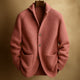 Emiel Shawl Collar Ribbed Cardigan with Patch Pockets - image 2