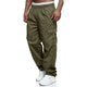 Barend Relaxed Cotton Cargo Pants with Elastic Waist - image 1