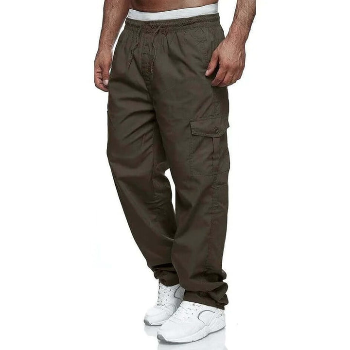 Barend Relaxed Cotton Cargo Pants with Elastic Waist - image 4