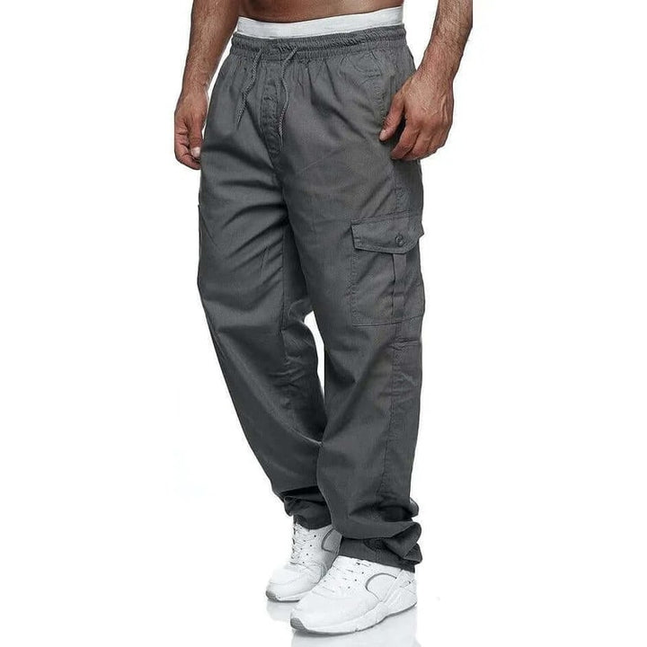 Barend Relaxed Cotton Cargo Pants with Elastic Waist - image 5