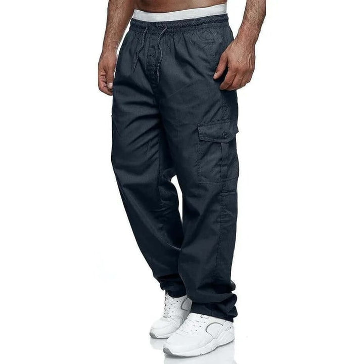 Barend Relaxed Cotton Cargo Pants with Elastic Waist - image 6
