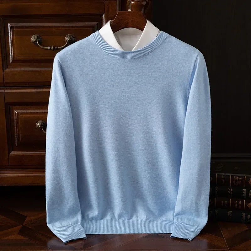 Oswald Fine-Knit Crew Neck Sweater - image 1