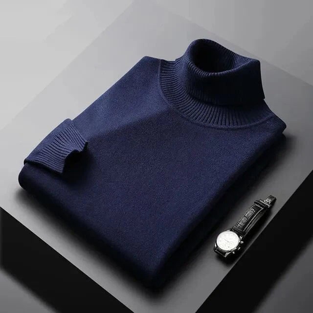 Ivo Slim-Fit Fine-Knit Turtleneck Sweater - image 3