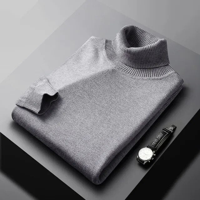 Ivo Slim-Fit Fine-Knit Turtleneck Sweater - image 6