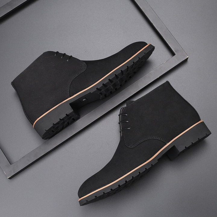Alaric | Men's Cushioned Boots for Standing All Day in Black