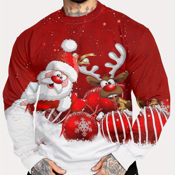 Klaas Christmas Print Crewneck Sweatshirt - image 9