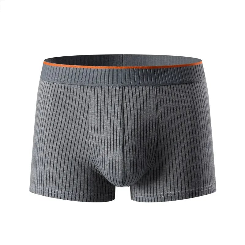 Oren Striped Cotton Boxer Briefs, Multipack - image 3