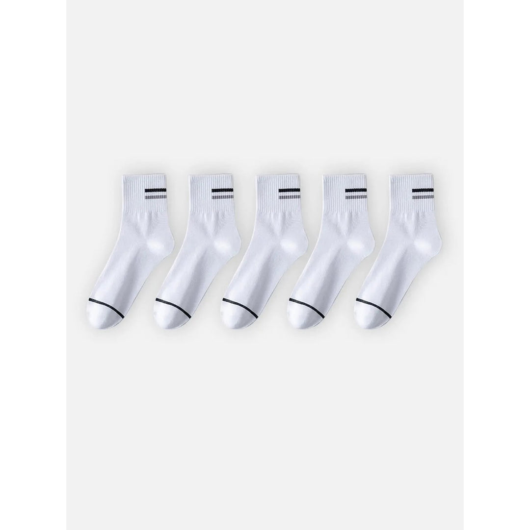 Cobus Striped Crew Socks, 5-Pack - image 11
